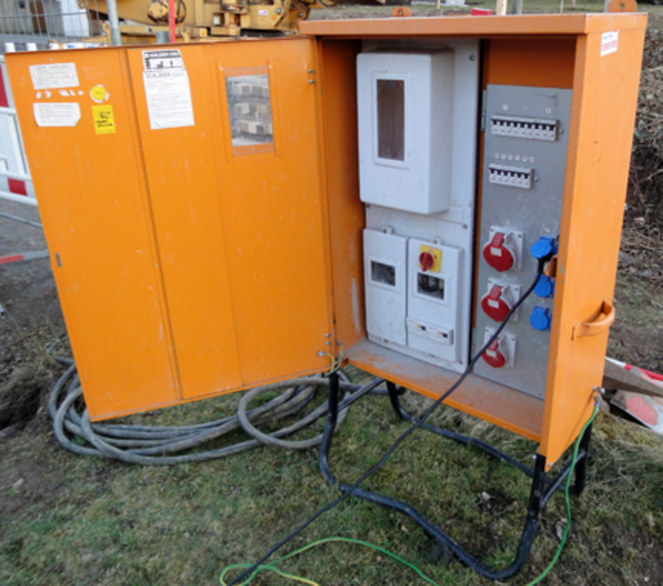 Baustromkasten bei Elektro Heinlein GmbH in Uttenreuth