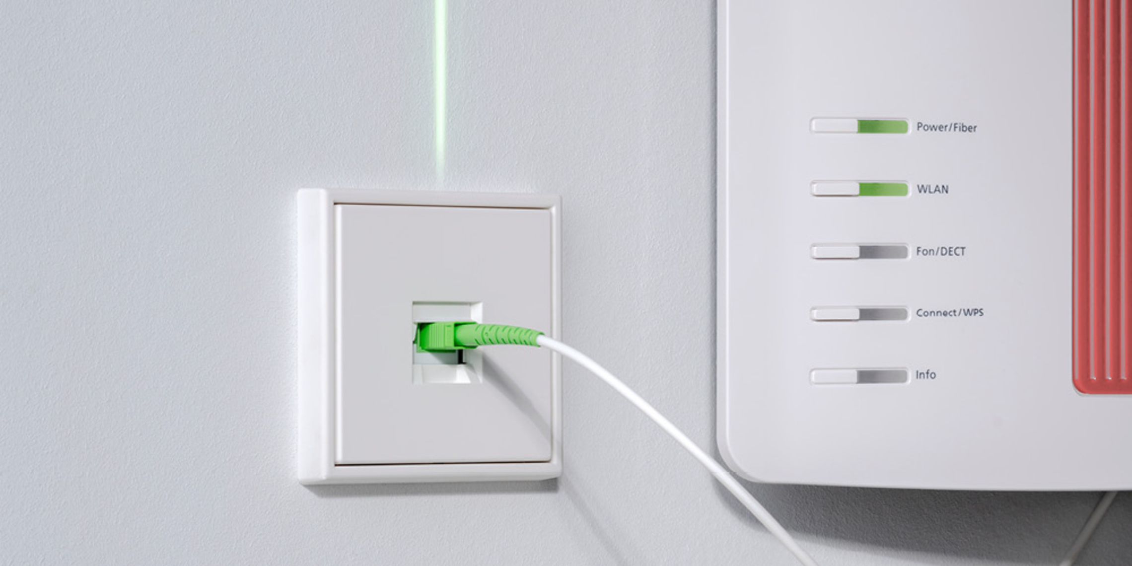 Die neuen Glasfaser-Anschlussdosen bei Elektro Heinlein GmbH in Uttenreuth