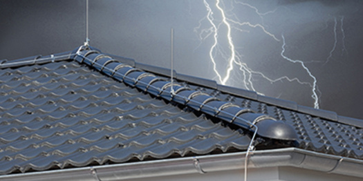 Äußerer Blitzschutz bei Elektro Heinlein GmbH in Uttenreuth